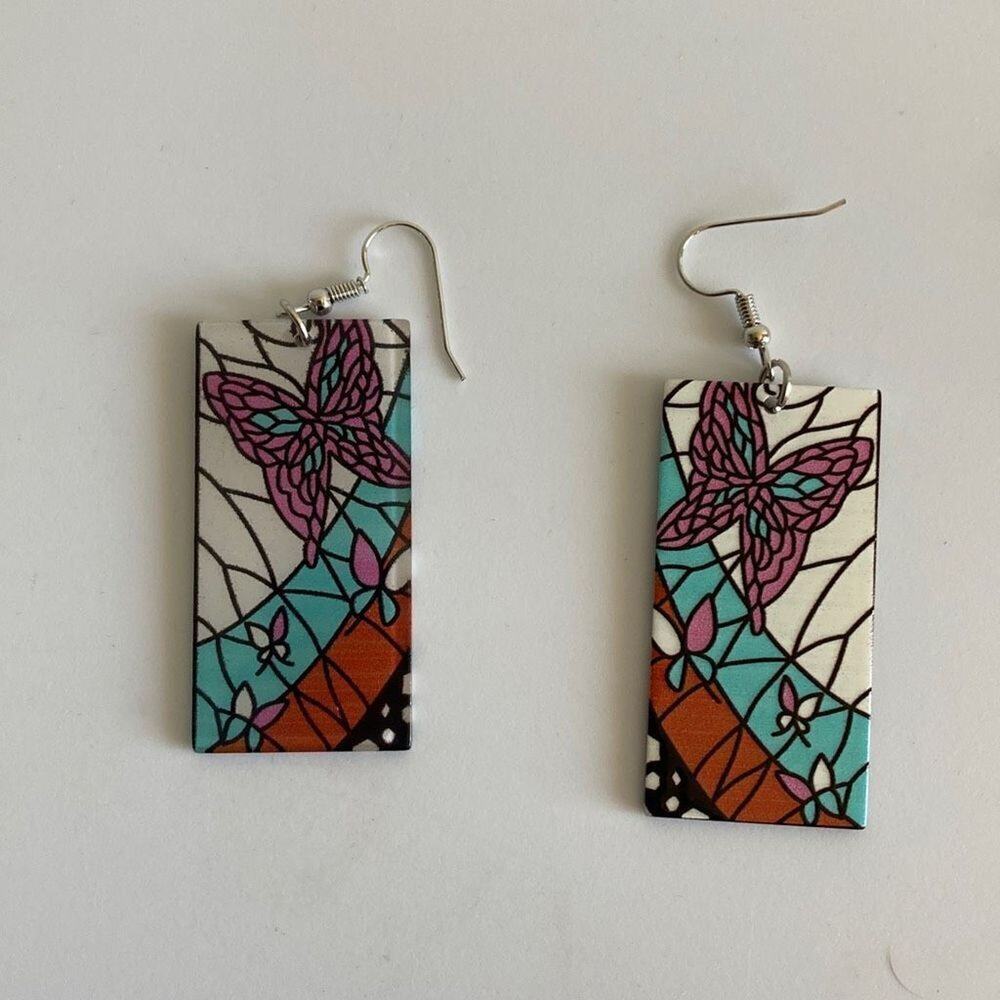 Drop Earrings  Women's Tanjiro Earrings Anime Demon Slayer Earrings Cosplay Fash